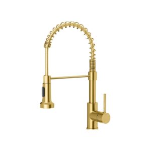 Griferia Extraible Monocontrol Cocina - Palatino Gold