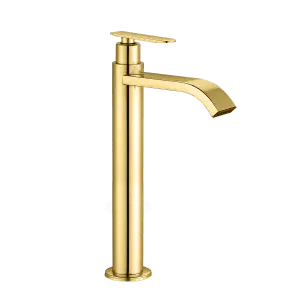Grifería Lavamanos Agua Fría - Brasil Alta Gold
