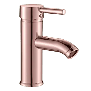 Griferia Lavamanos Monocontrol - Iris Media Rose Gold