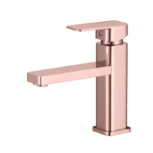 Grifería Lavamanos Monocontrol Baja - Montecarlo Media Rose Gold