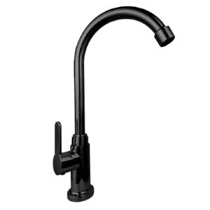 Grifería Lavaplatos Agua Fria Negro Mate - Venus Negra