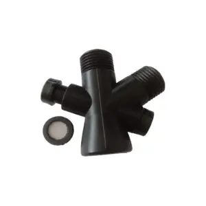Desviador De Ducha Negro ABS