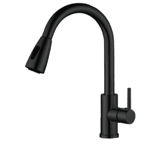 Griferia Extraible Monocontrol Cocina - Parma Negro