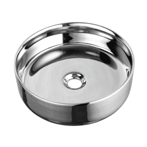 Lavamanos Redondo Sobreponer Plateado - Elegance Plateado