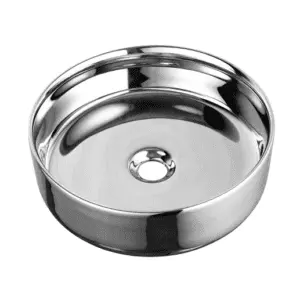 Lavamanos Redondo Sobreponer Plateado - Elegance Plateado
