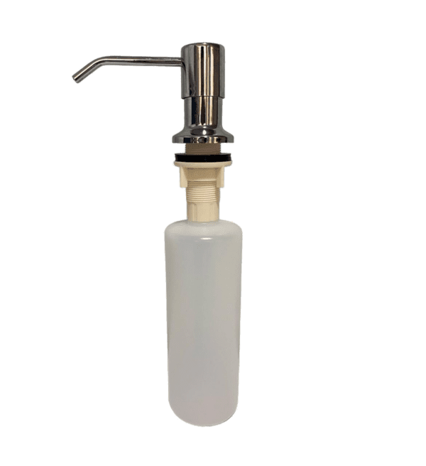 Dispensador De Lavaloza Líquido 250 Ml Oculto Gris De 17x6 cm
