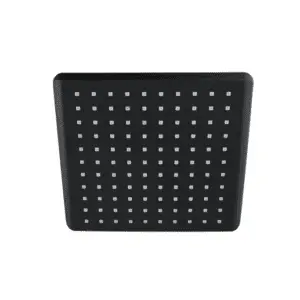 Ducha Cuadrada ABS 8" - Cancún Negro