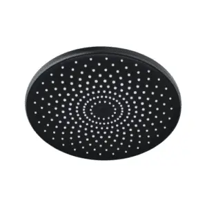 Ducha Regadera Redonda ABS Negro Mate - Juárez