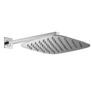 Ducha Regadera 20x30 Con Tubo Cromado - Coñac