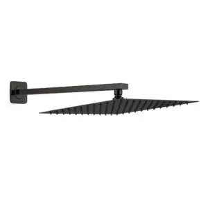 Ducha Regadera Cuadrada Con Tubo 40cm - Habana Negra 16