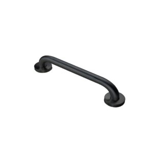 Barra Seguridad Institucional Negro Mate 40cm Gruesa