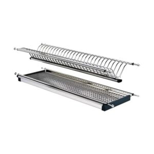 Platero Escurridor 80 CM Dos Niveles Acero Cocina -  HT.14003