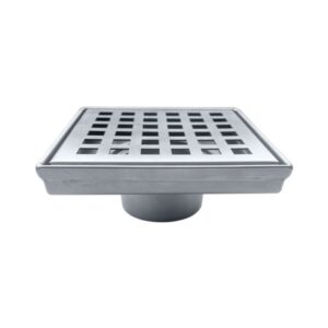 Rejilla Sifón 10x10 Acero - Grecia