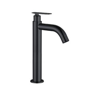 Grifería Lavamanos Agua Fría - Sao Pablo Alta Negro