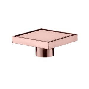 Rejilla Sifón Invisible 10x10 Acero - Soft Rose Gold