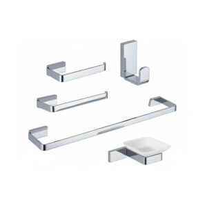 Accesorios De Ducha 5 Piezas Cromado - 9001