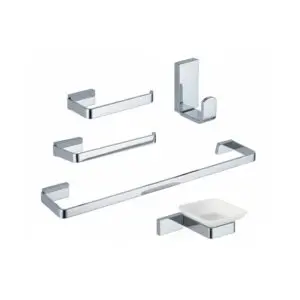 Accesorios De Ducha 5 Piezas Cromado - 9001
