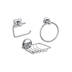Accesorios De Ducha 3 Piezas Zinc Cromado- Bélgica