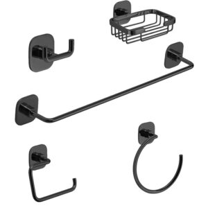 Accesorios De Ducha 5 Piezas Negro Mate - 14200N