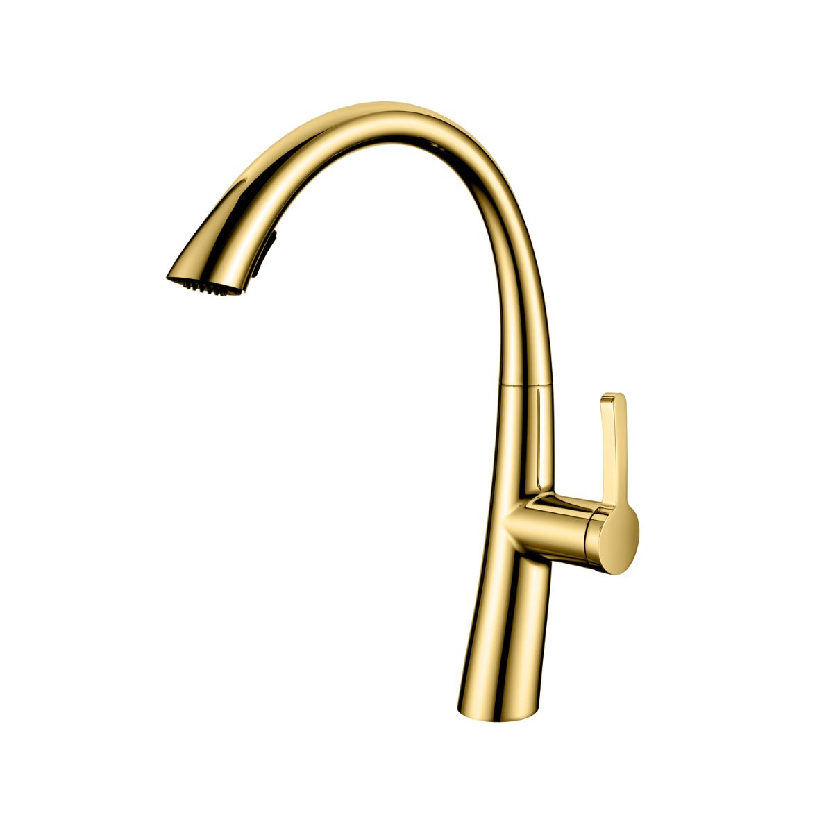 Grifería Extraíble Lavaplatos Cocina - Odín Gold