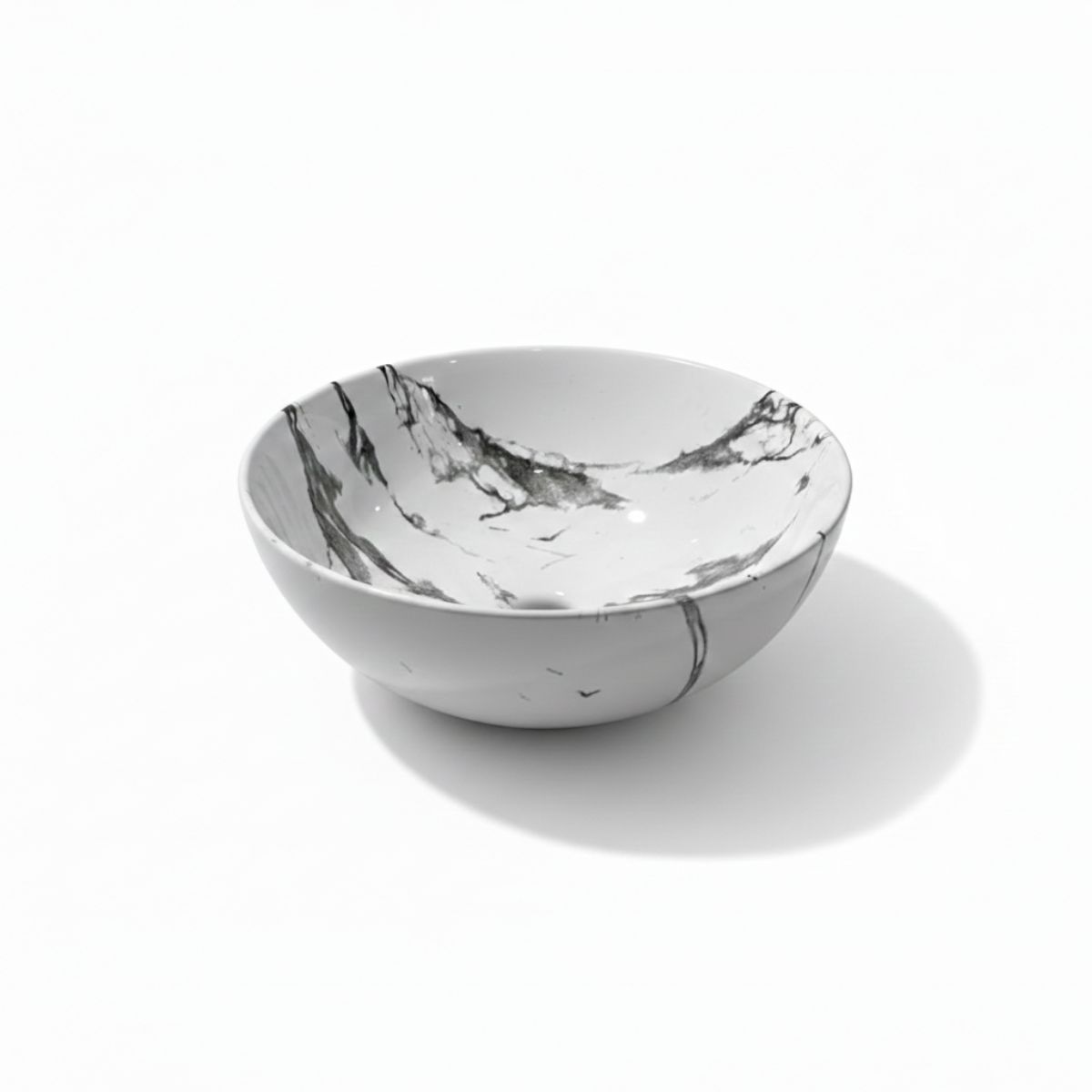 Lavamanos Sobreponer Pocelana - Coral Marmol Blanco