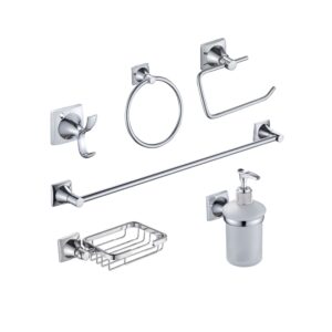 Accesorios De Ducha 6 Piezas Zinc - Capadocia