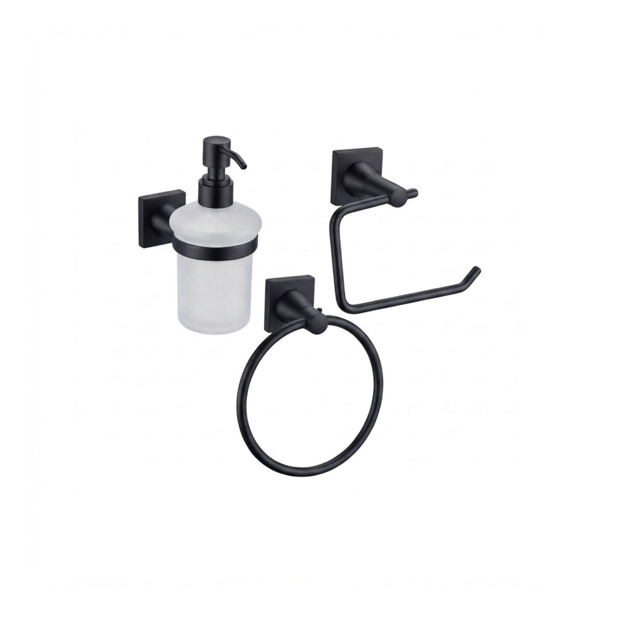 Accesorios De Ducha 3 Piezas Zinc – Capadocia 3 Piezas Negro Mate